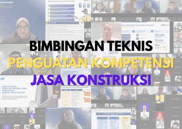 BIMBINGAN TEKNIS PENGUATAN KOMPETENSI JASA KONSTRUKSI UNTUK ASN SUB URUSAN kONSTRUKSI PROVINSI JAWA TIMUR