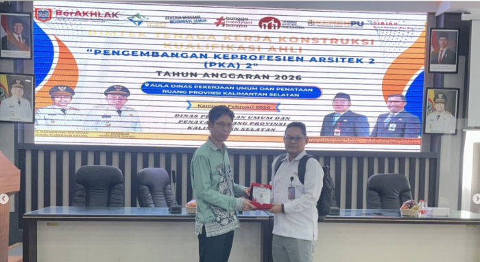 Pengembangan Keprofesian Arsitek (PKA) 2 Provinsi Kalimantan Selatan