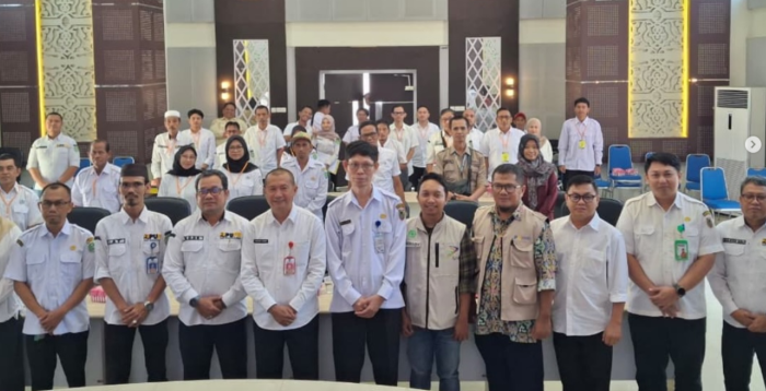 Kepala Bidang Bina Konstruksi Dinas PUPR Prov. Kalimantan Selatan menghadiri pembukaan kegiatan Pelatihan Uji Sertifikasi Petugas K3 (Jenjang 4) Tahun Anggaran 2026 yang dilaksanakan oleh Bidang Jasa Konstruksi Dinas PUPR Kab. Tapin