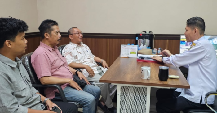 Kunjungan dari Kepala Bidang Bina Konstruksi Dinas Pekerjaan Umum Kabupaten Hulu Sungai Tengah