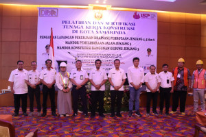 Sertifikasi Tenaga Kerja Konstruksi Jabker Pws.Lap.Pek.Drainase Jenjang 4,5 dan 6, Mandor Pemeliharaan Jln.Jenjang 3 dan Mandor Konstruksi Bangunan Gedung Jenjang 3